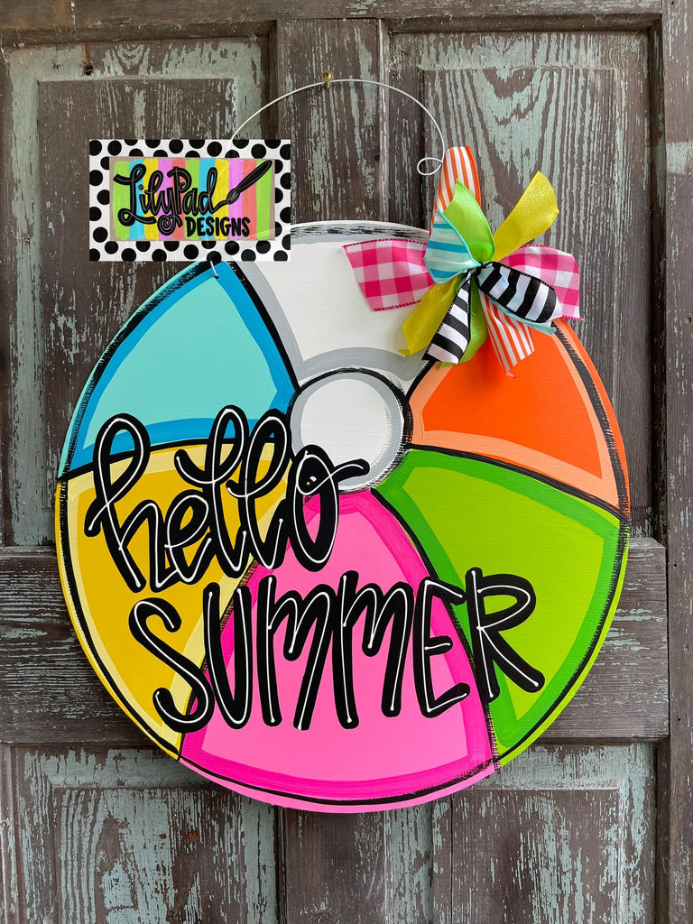 Beach ball - Door Hanger