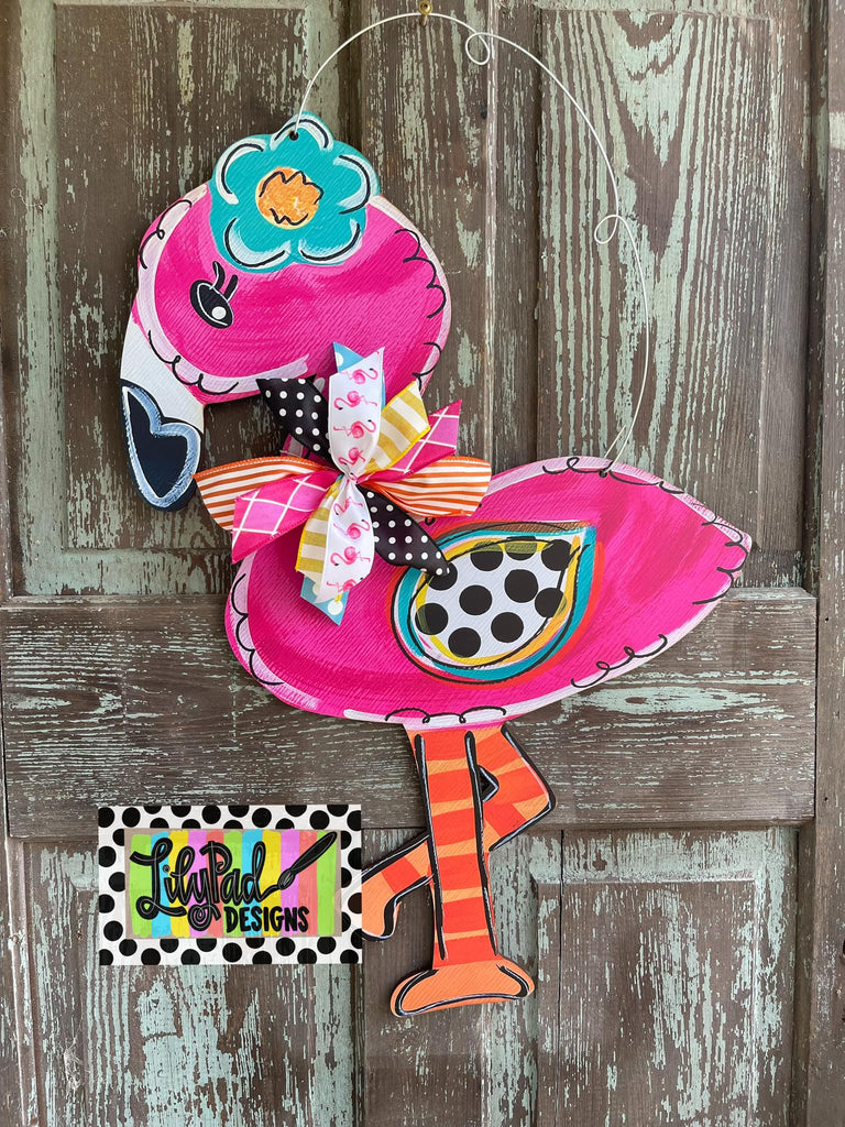 Flamingo - Door Hanger