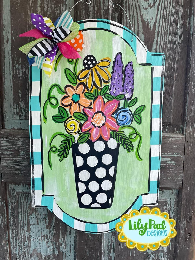 Floral obsession - Door Hanger