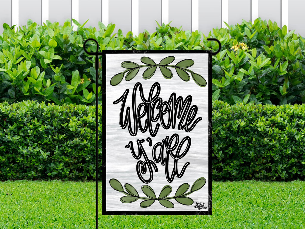 Gray distressed - Garden Flag