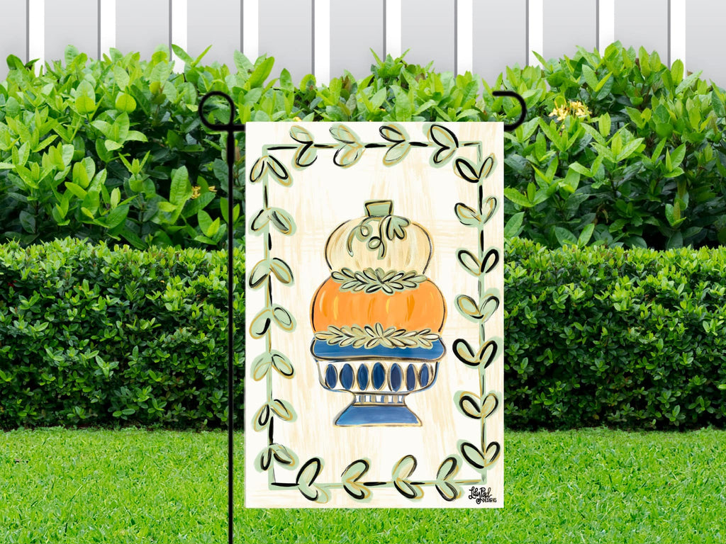 Pumpkin planter - Garden Flag