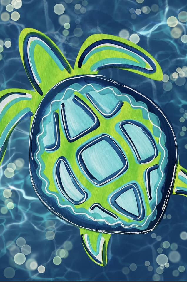 Sea turtle - Garden Flag