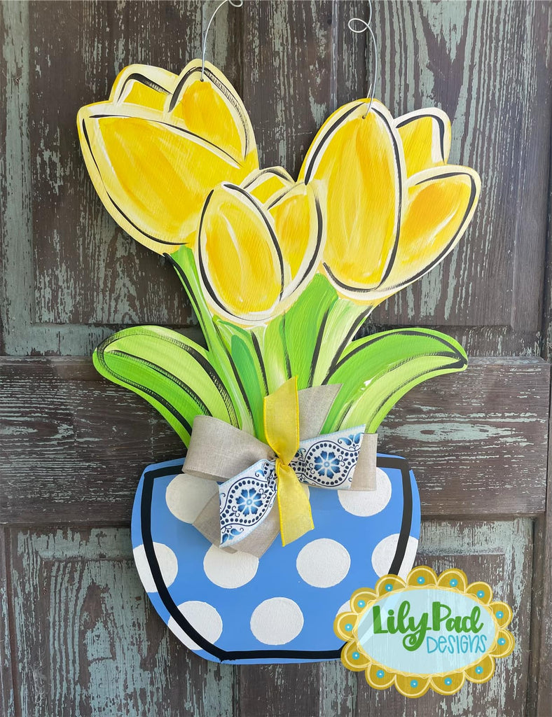 Tulips - Door Hanger