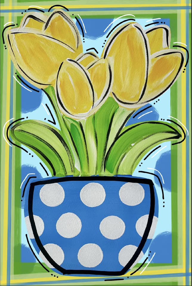 Tulips - Garden Flag