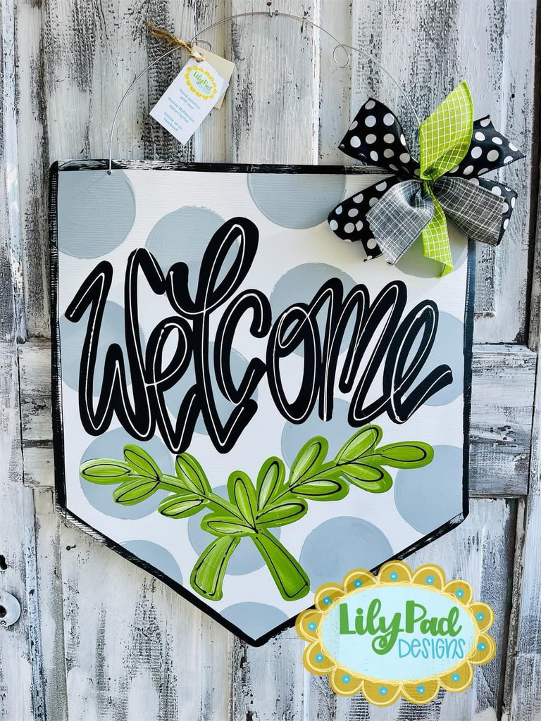 Welcome pendant - Door Hanger