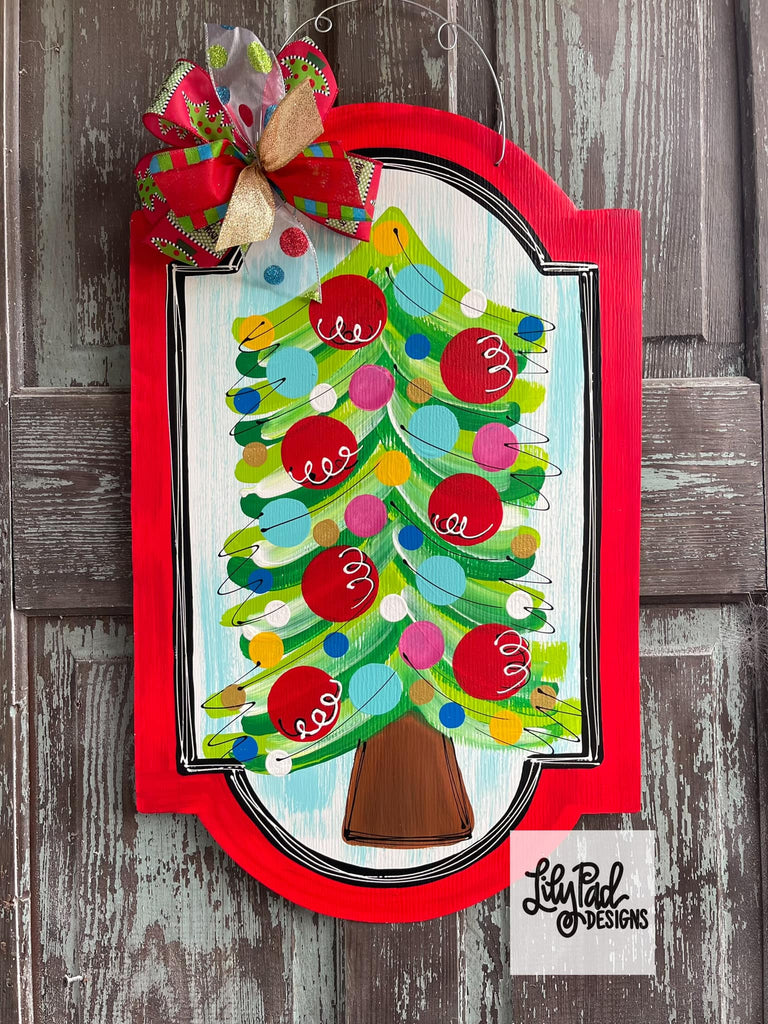 Framed tree 28” - Door Hanger