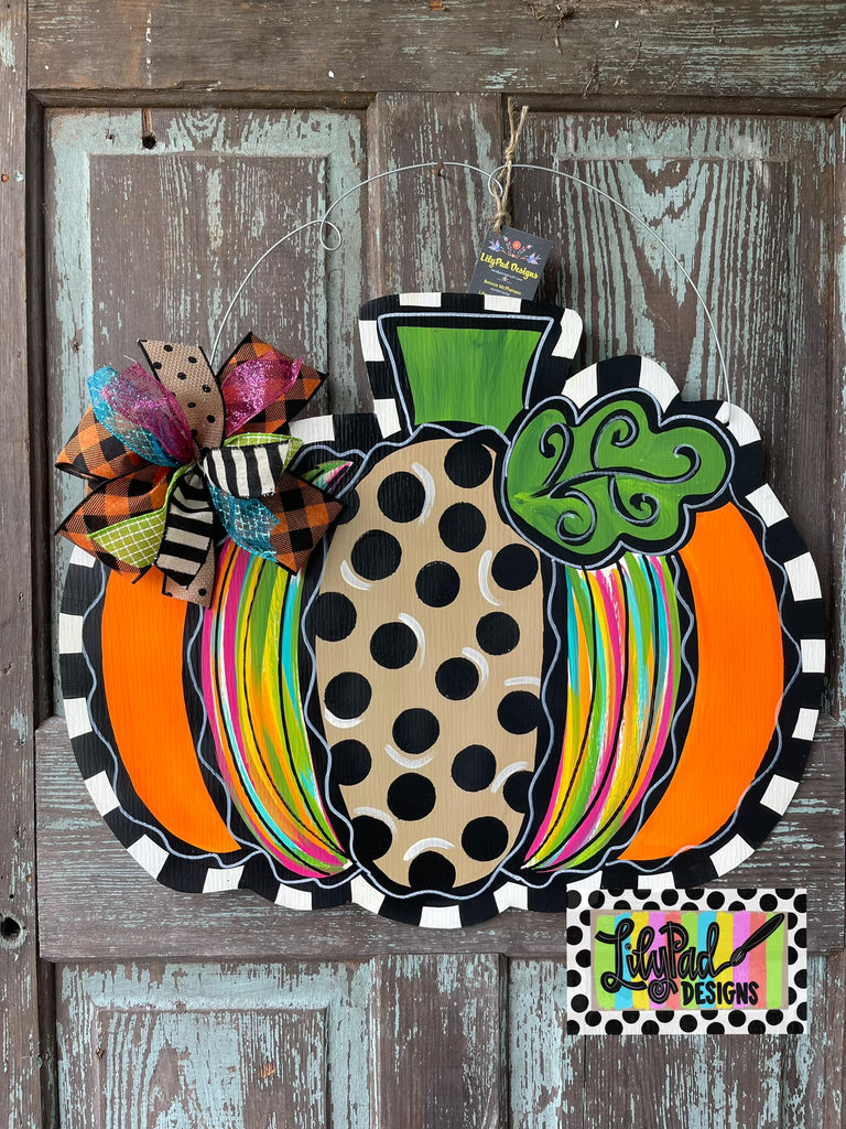 Fun pumpkin - Door Hanger