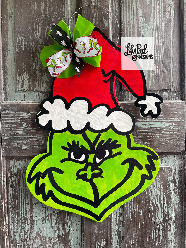 Grinch 28” - Door Hanger